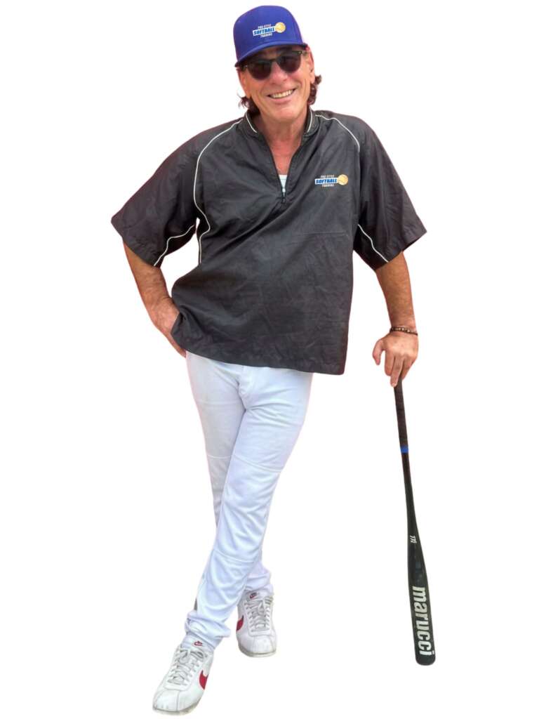 transparent image of Darren Elliott posing with Bat Softball--training-and-conditioning-with-Darren-Elliott-seen-posing-with-bat-in-hand